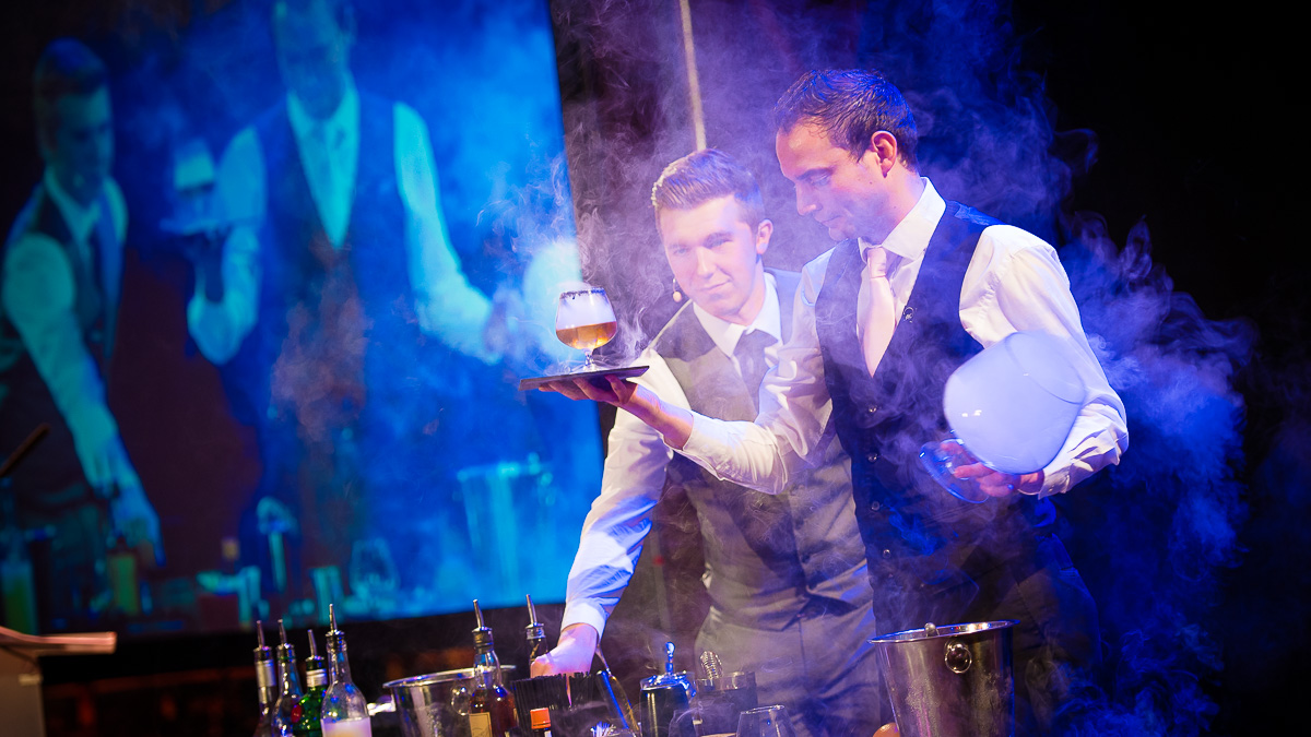 Guests were treated to a live cocktail-making demonstration from Cathedral Quarter Hotel's Bar Sixteen
