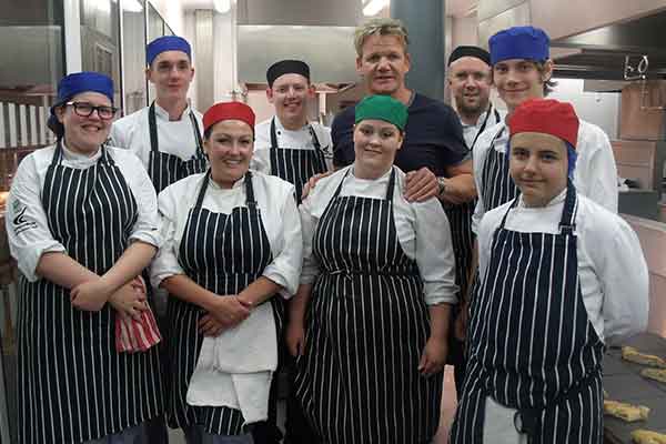 Gordon Ramsay Praises Derby College Students