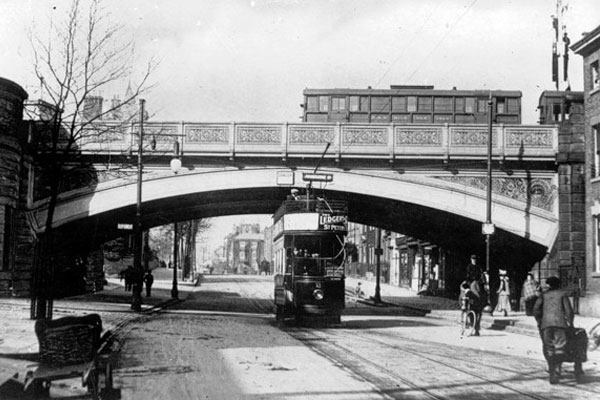 Friar Gate Bridge in 1905.