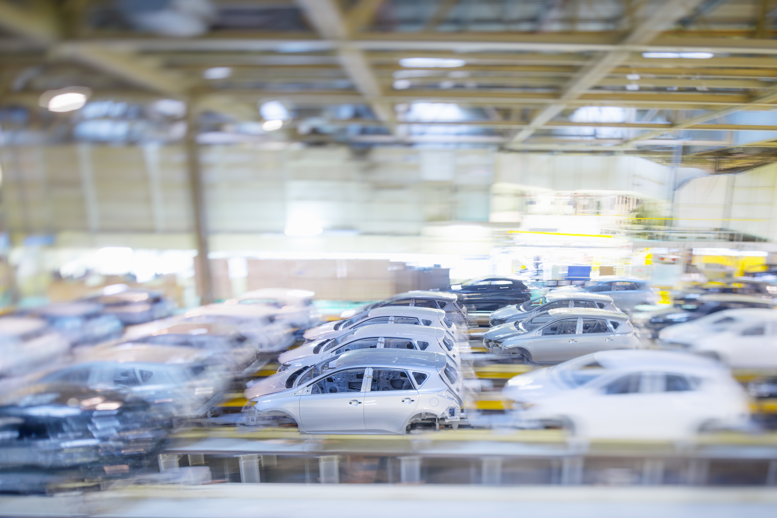 Inside Toyota's Derbyshire factory based in Burnaston.