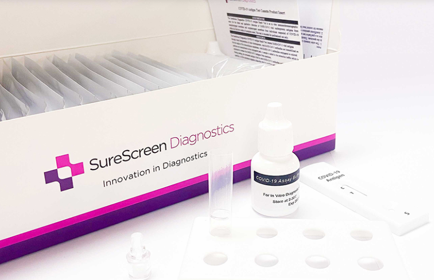 SureScreen delivers first batch of rapid tests to NHS