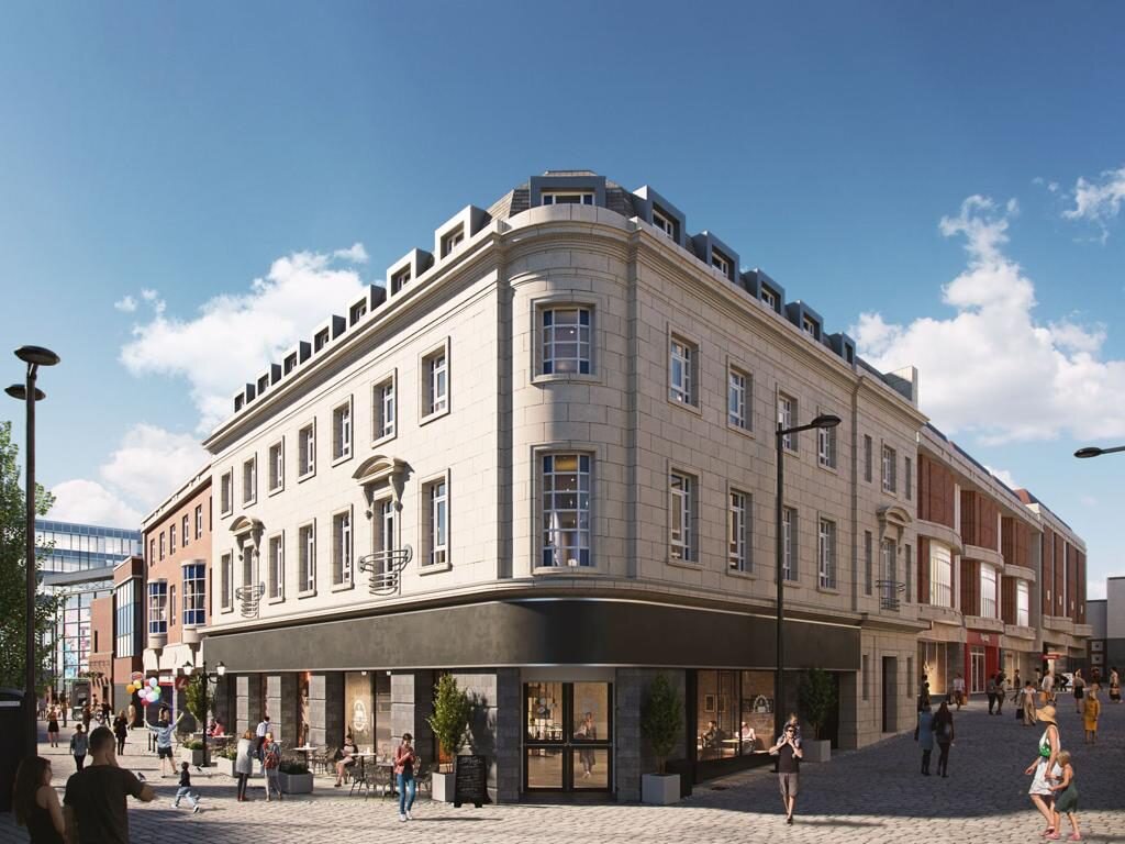 Apartments plan for city centre building