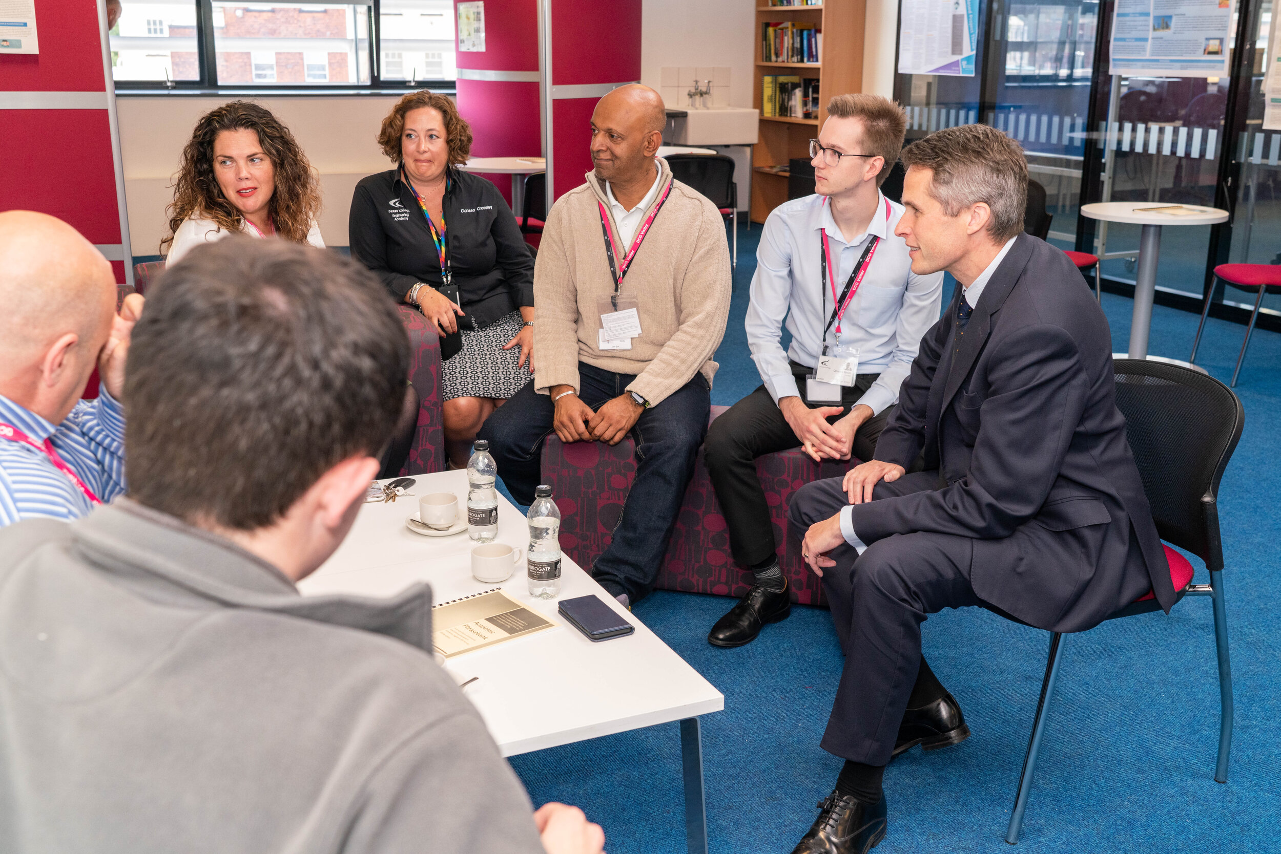 Gavin Williamson 2C Secretary of State for Education met apprenticeship employers when he visited the Roundhouse last September