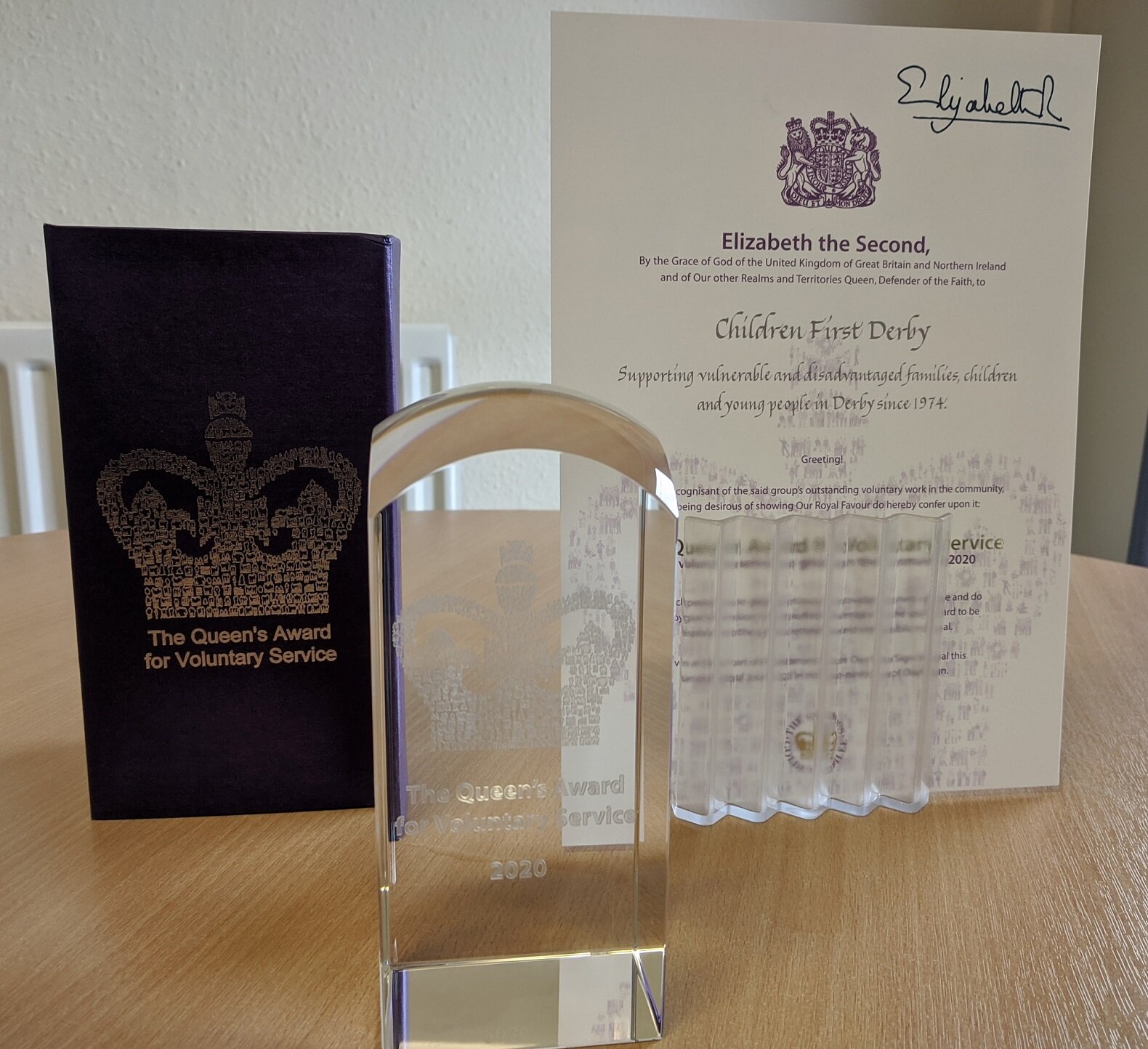 Children First Derby receives Queen&apos;s Award