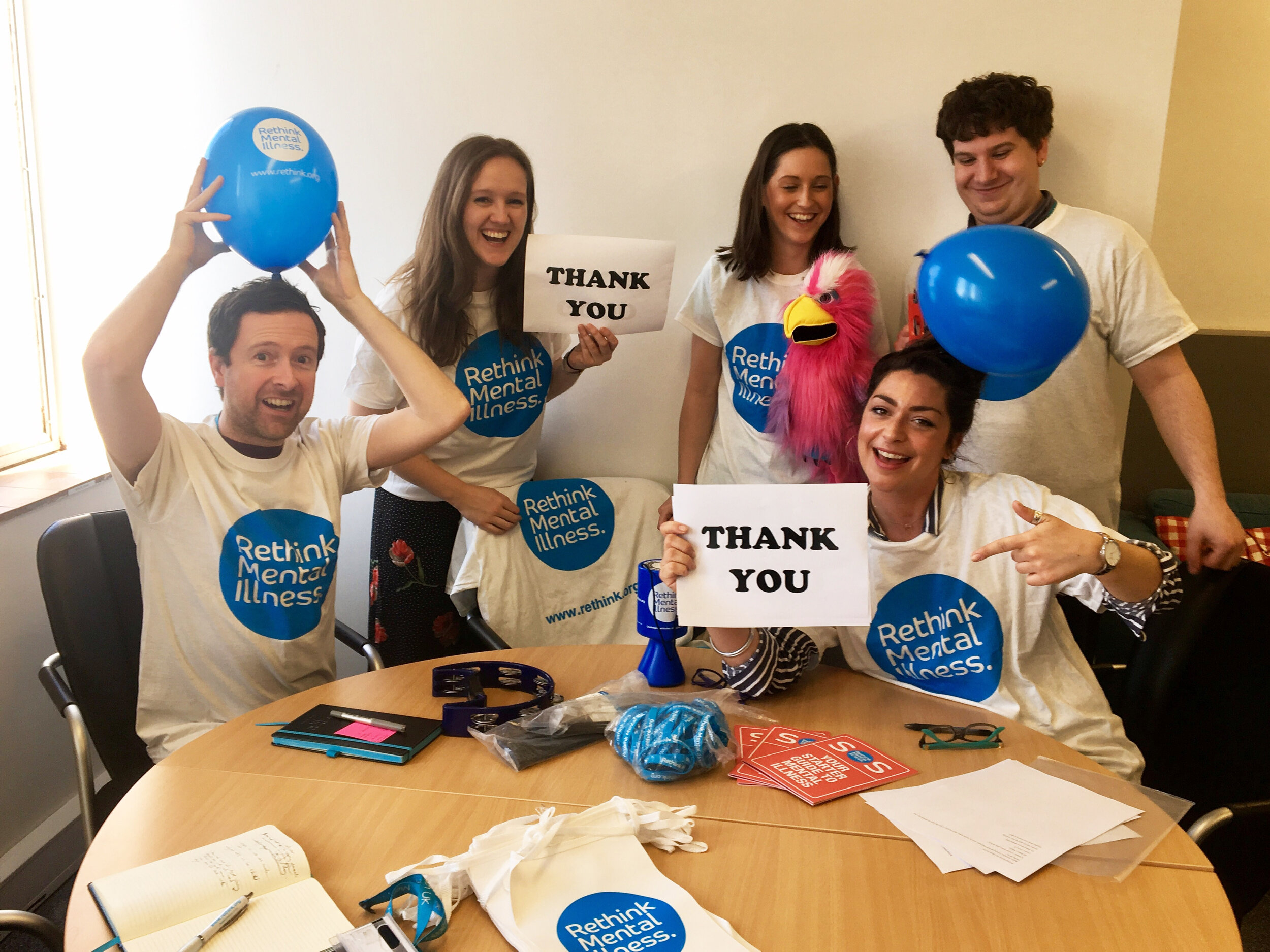 Rethink Mental Illness fundraising team