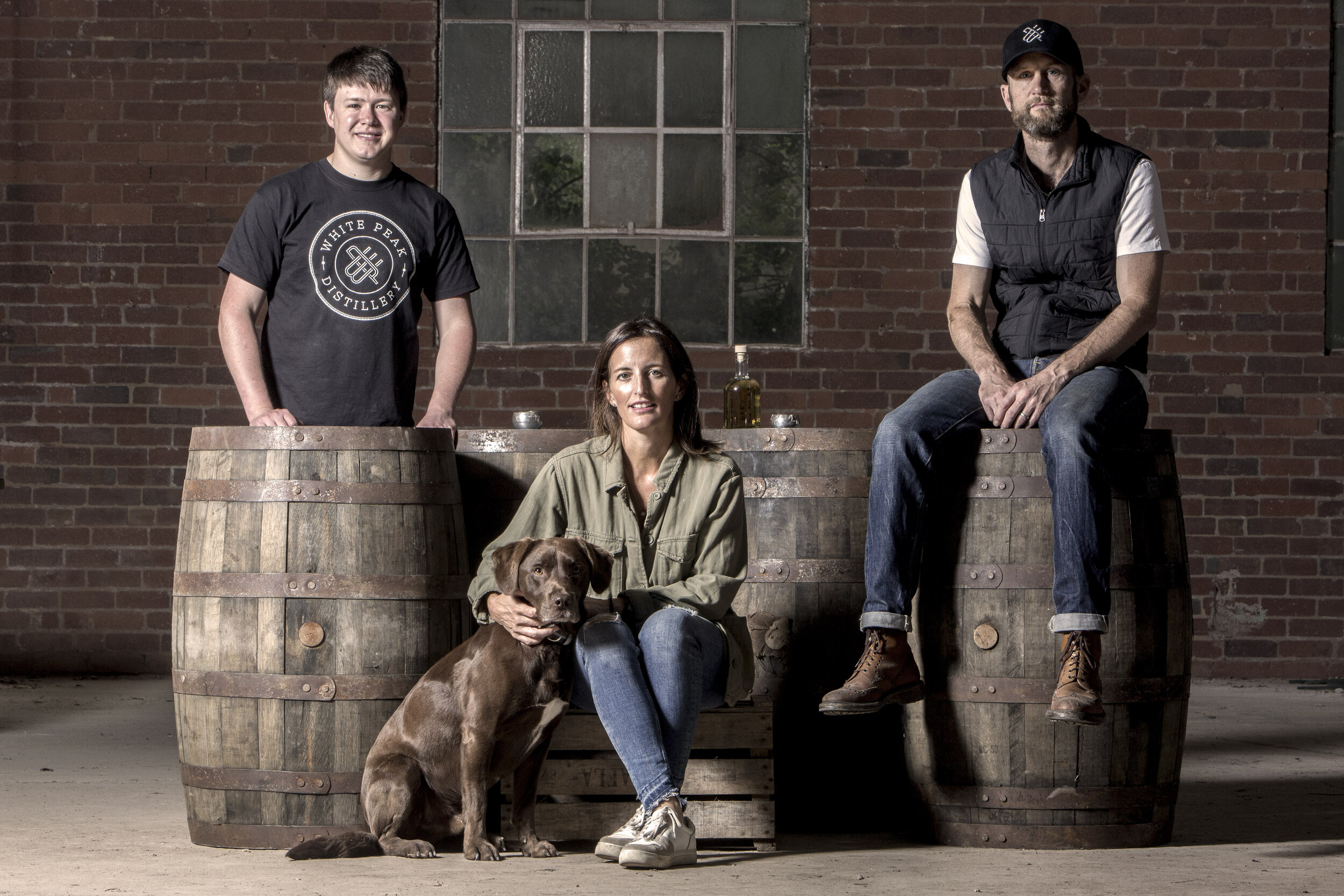 White Peak Distillery team