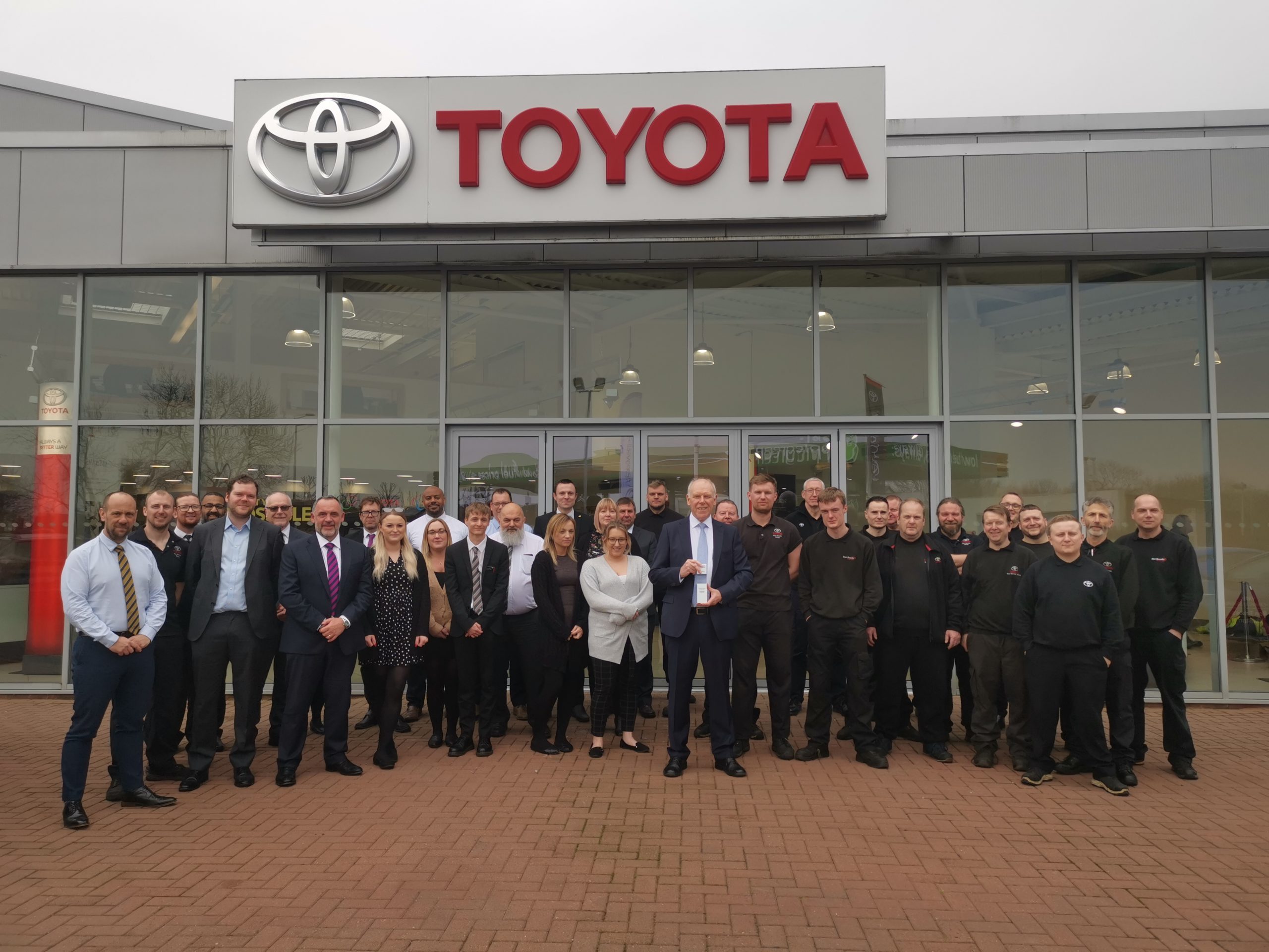 Car dealer wins Toyota customer service accolade
