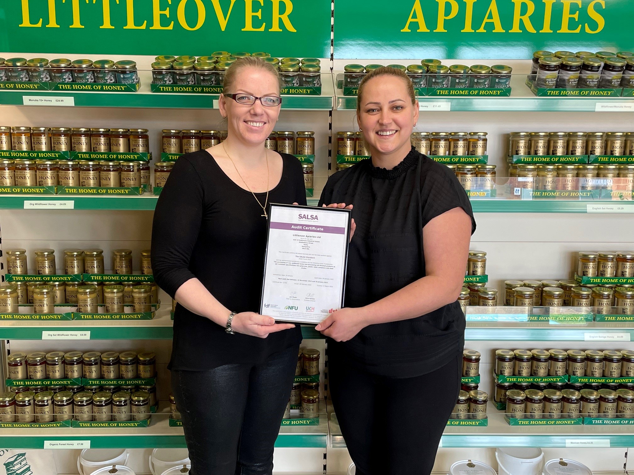 Sweet accreditation success for honey business
