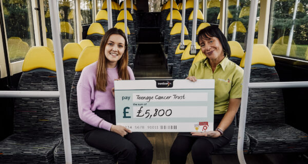 Bus company raises thousands for cancer charity