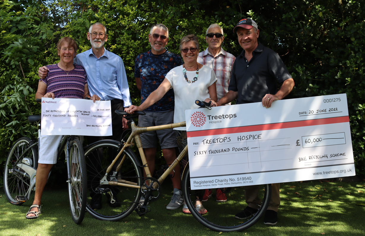 Cycle recycling scheme raises six-figure sum