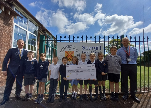 Car dealer funds school’s wellbeing space