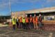 Construction milestone for new football hub