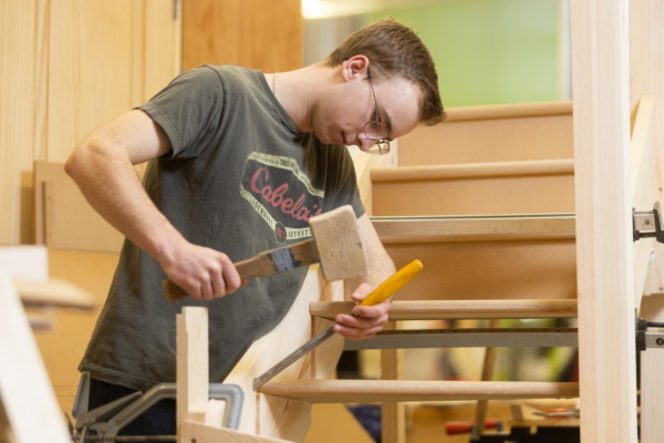 Derby College Group apprentice takes carpentry top spot ​