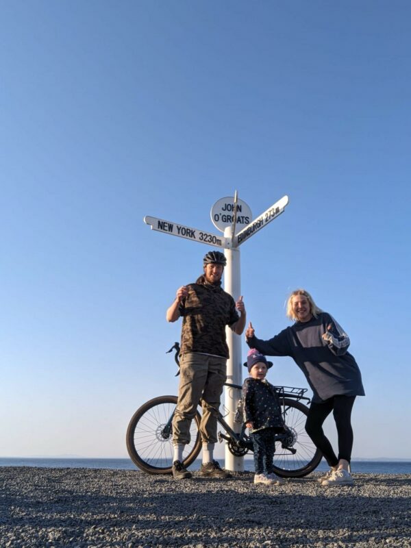 Dad completes epic cycling challenge