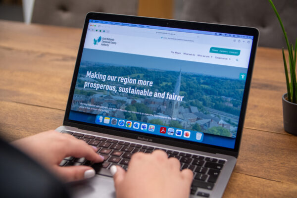 Marketing agency completes web project for new regional authority