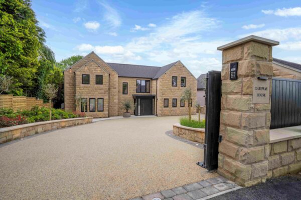 Housebuilder completes bespoke hillside home
