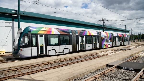 New tram livery provides symbol of inclusivity and acceptance