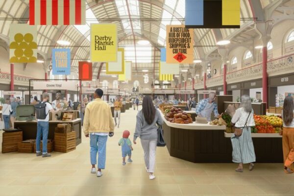 Opening date announced for refurbished Derby Market Hall