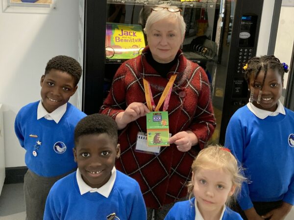 Developer fosters love of reading with book token donation