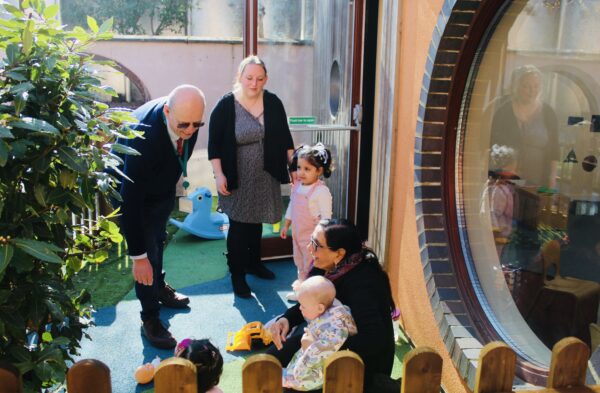 Rising Star welcomes local councillor on nursery visit