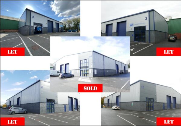 Agent’s high five at business park