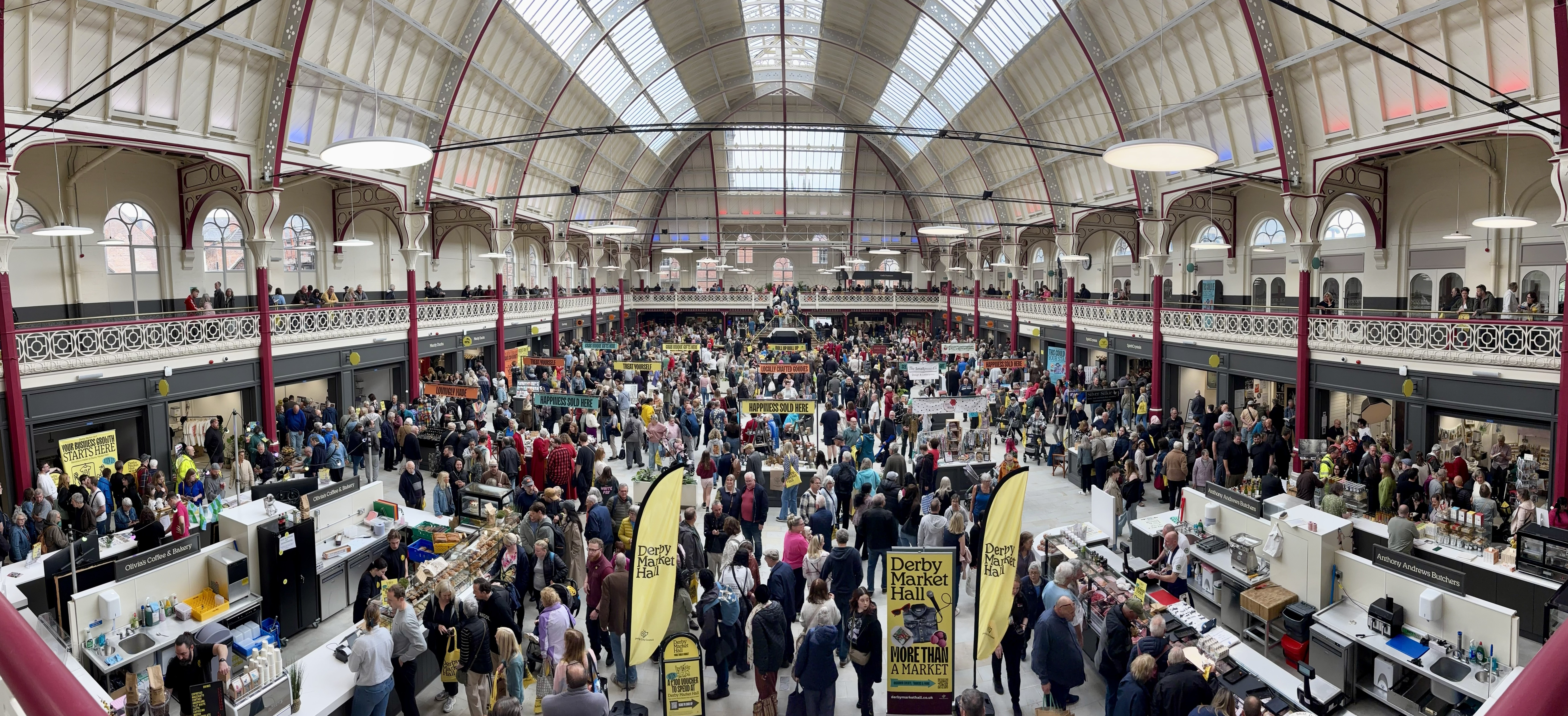 Triumphant reopening for Derby Market Hall after £35m revamp