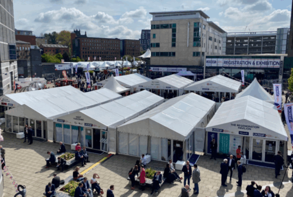 Team Derby take to the pitch at major real estate event