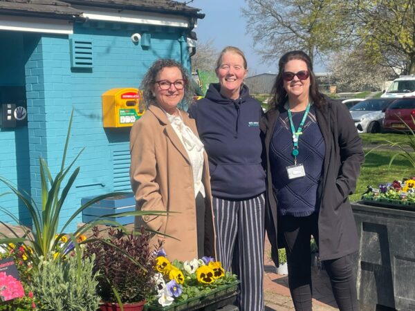 Community rallies together to clean up hub