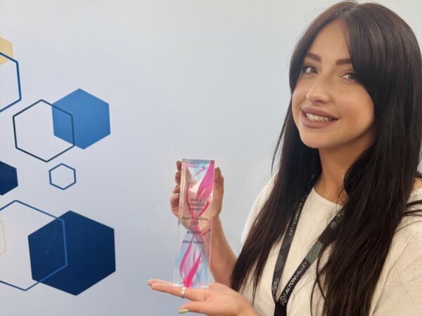 Tech firm celebrates after scooping national award