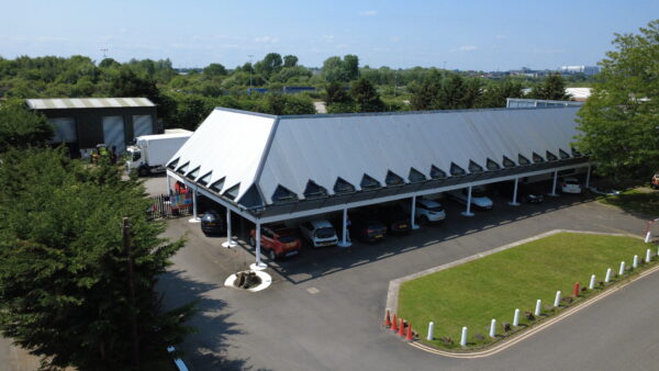 Agent markets architecturally renowned building