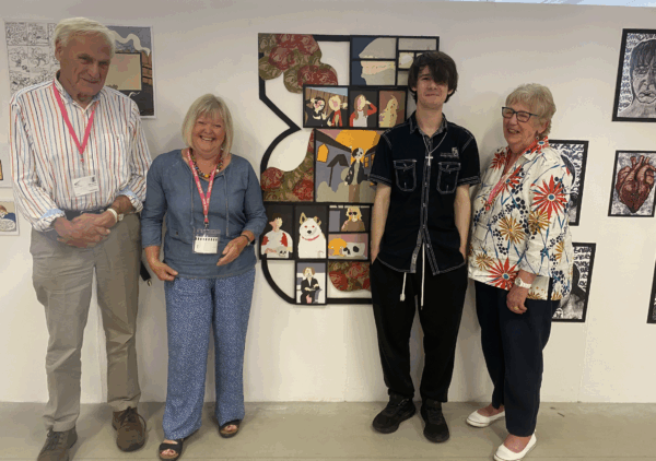 Talented college art student wins bursary