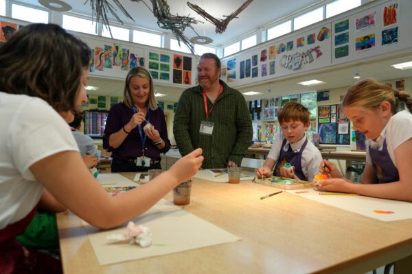Pupils treated to masterclass by renowned ceramicist