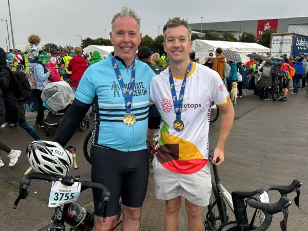 Son completes prestigious cycling event in dad’s memory