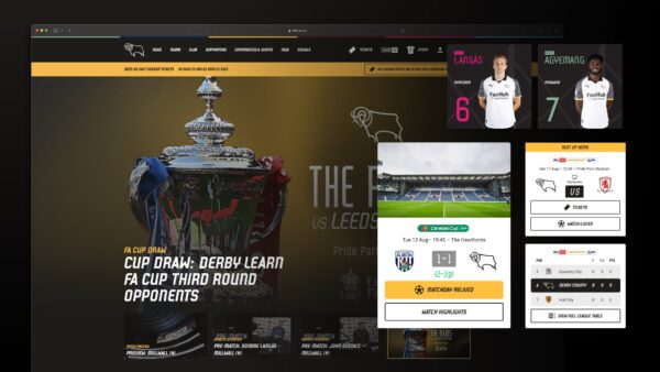 Agency scores a winner with Rams new website