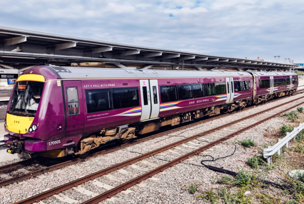 Rail operator celebrates regional trains refurb milestone