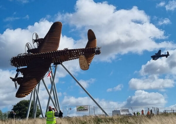 Engineering specialist’s bomber statue lands another award