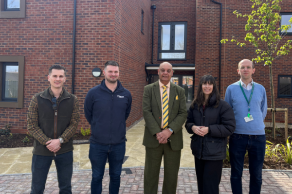 Work completes on new affordable housing