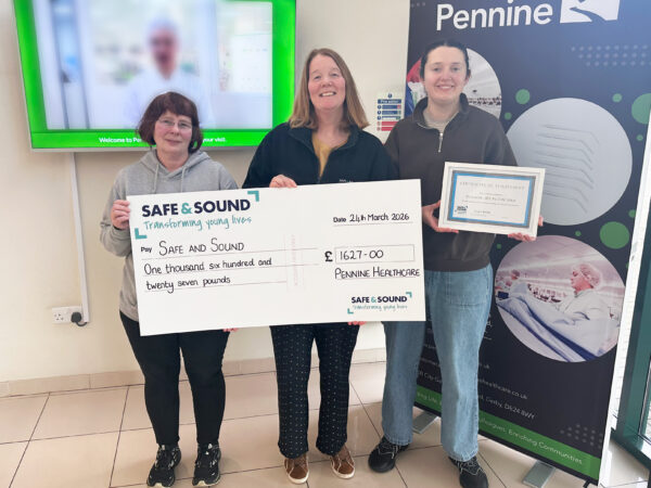 Manufacturer’s staff smash charity fundraising target