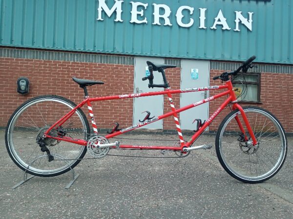 Bike and kit used for Comic Relief challenge goes on display