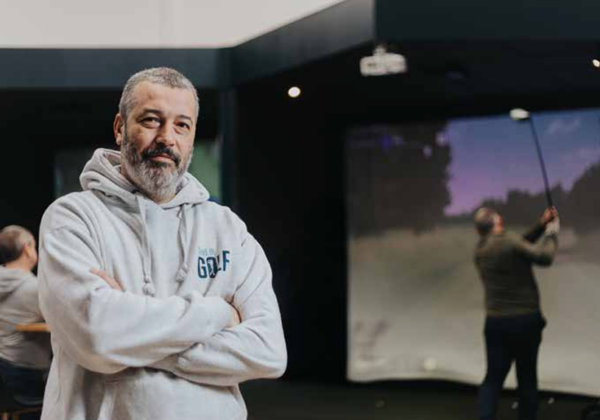 How Nigel’s drive made indoor golfing business a reality