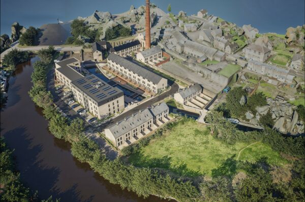 Work progresses at pace on homes at historic mills site