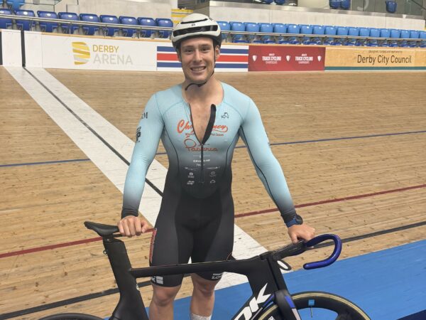 Elite cyclist travels across the world to train at Derby Arena