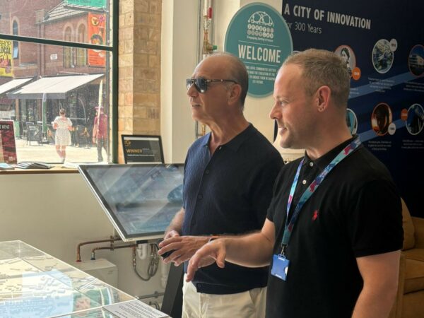 Dragon Theo swaps ‘Den’ for Derby City Lab on latest visit