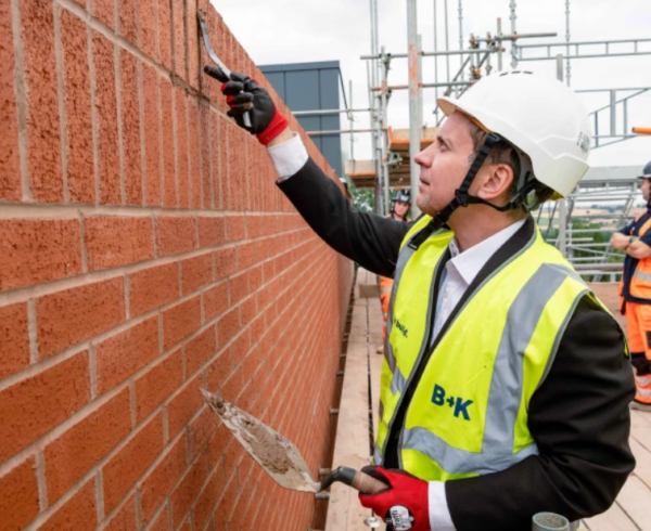 Construction firm completes brickwork on own HQ building