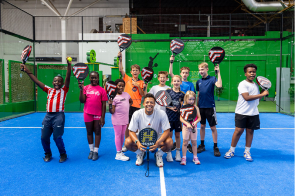 Tennis ace Jay serves up a treat for youngsters