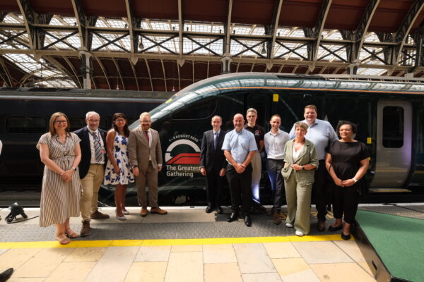 Special train dedication celebrates rail festival’s legacy