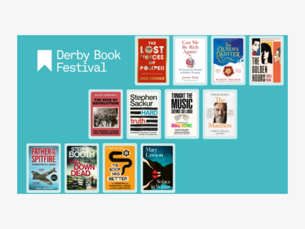Tickets go on sale for Derby Book Festival’s Autumn Edition