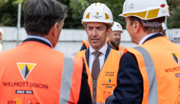 Construction firm reports strong half-year performance