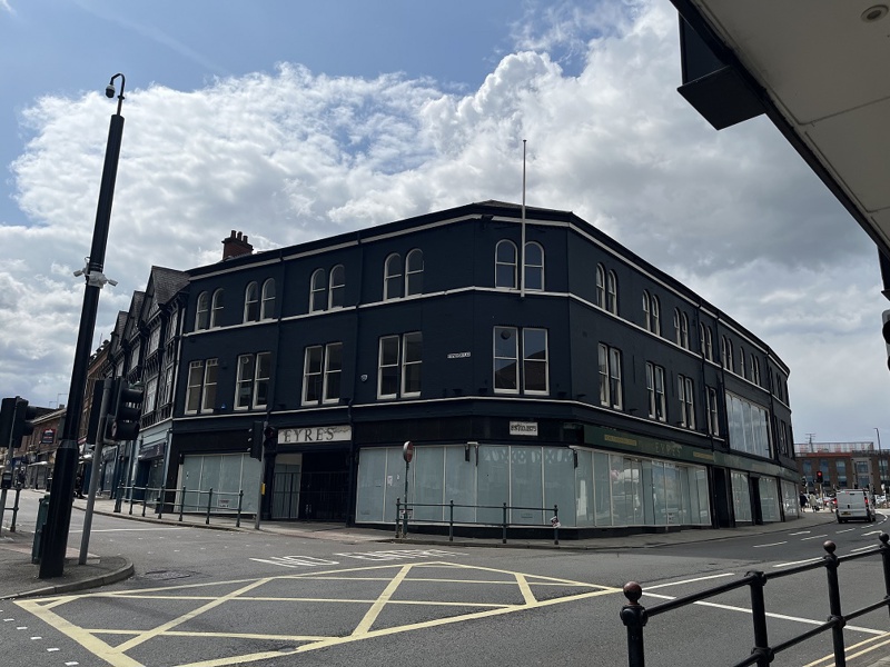 Former Eyres Furniture Holywell Street, Chesterfield, East Midlands