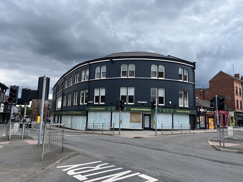 Former Eyres Furniture Holywell Street, Chesterfield, East Midlands